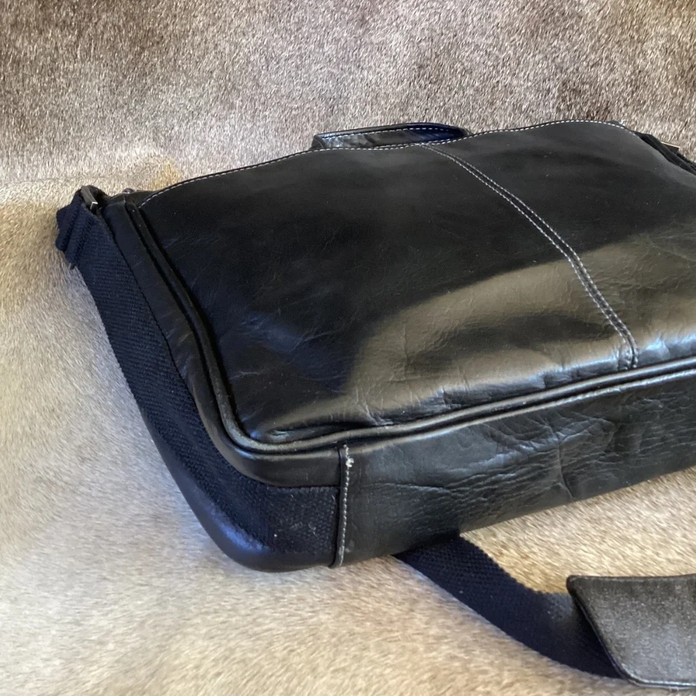 Pelle Leather Flap Top Briefcase Messenger Crossbody Bag